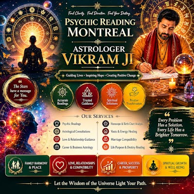 Top Best Astrologer Psychic in Montreal | Famous Medium | Get Your Ex Partner back | Clairvoyant Black Magic