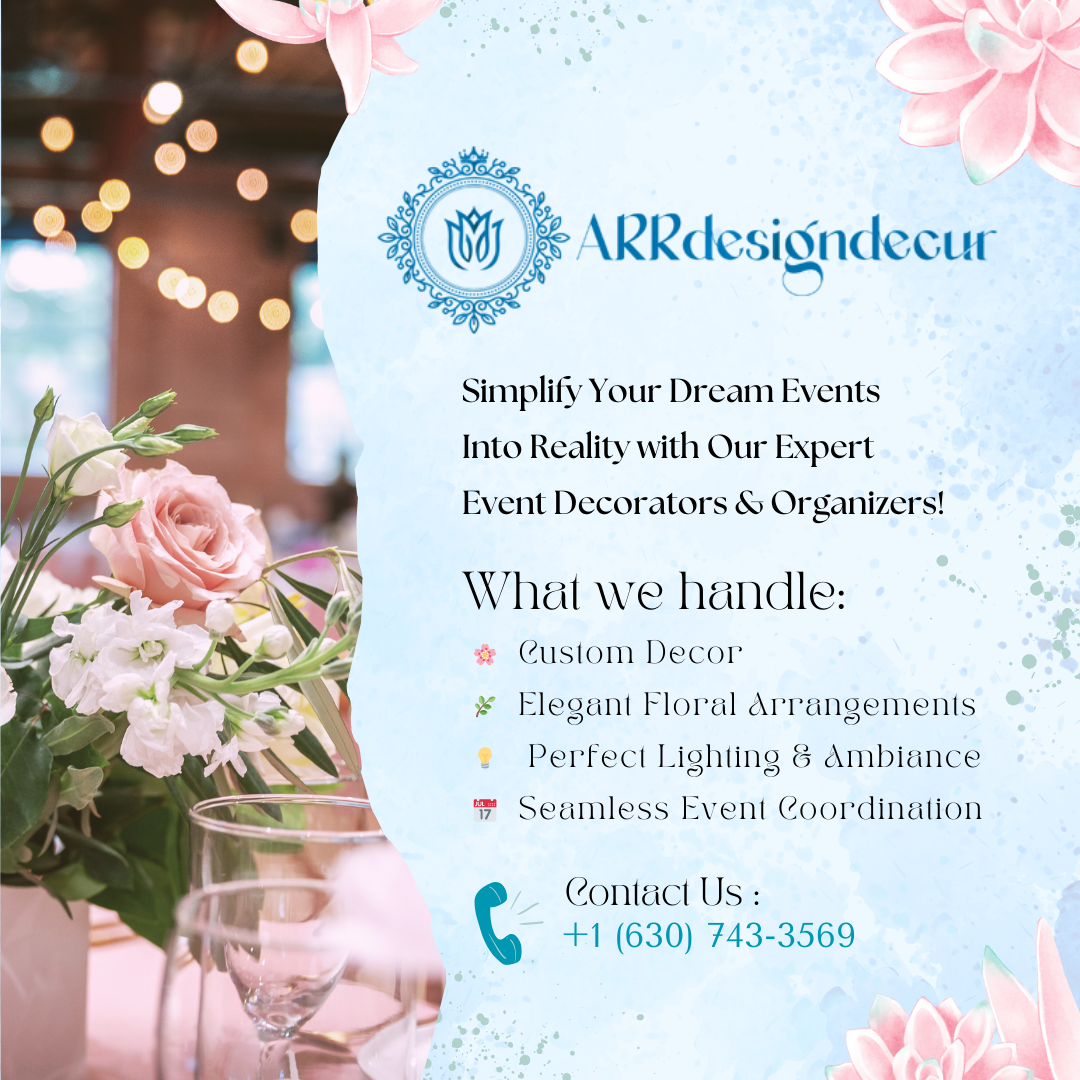 ARRdesigndecur Event Decor and Rentals