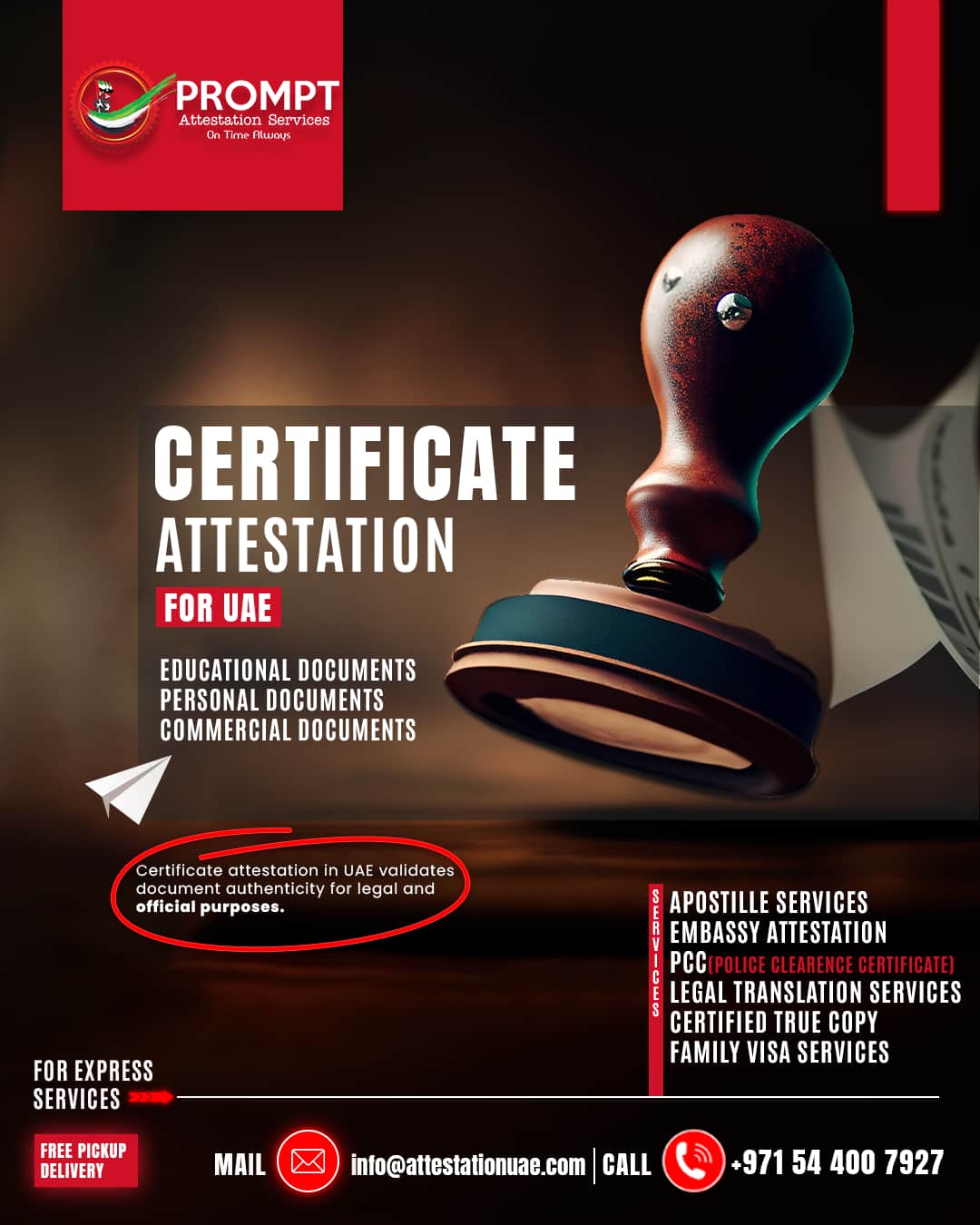 Prompt Attestation Services