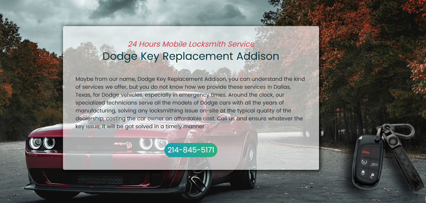 Dodge Key Replacement Addison