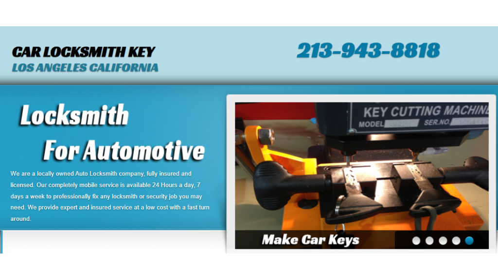 Car Locksmith Key Los Angeles California
