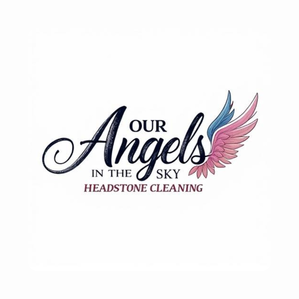 Our Angels In The Sky Headstone Cleaning