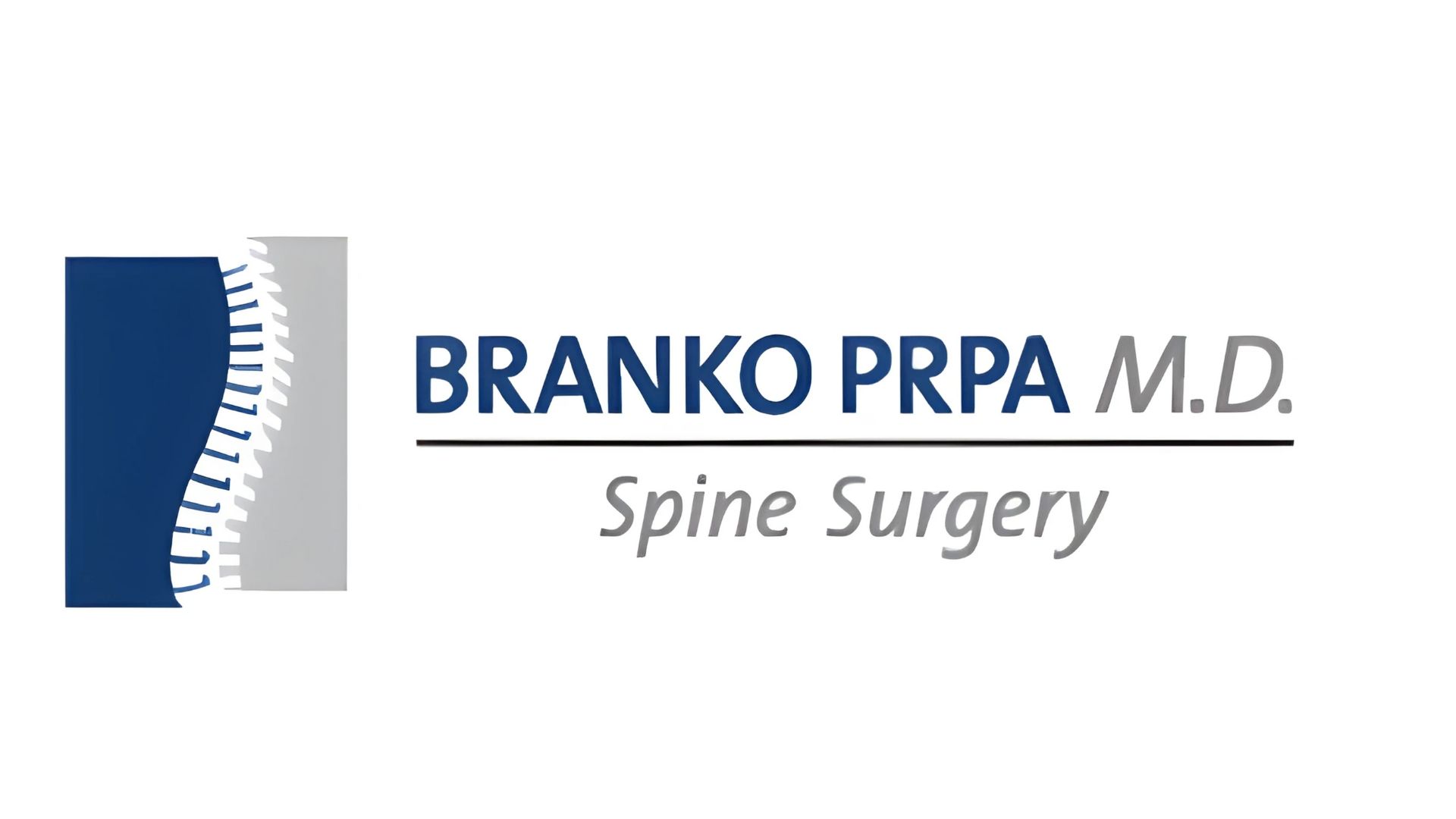 Branko PRPA M.D. Spine Surgery