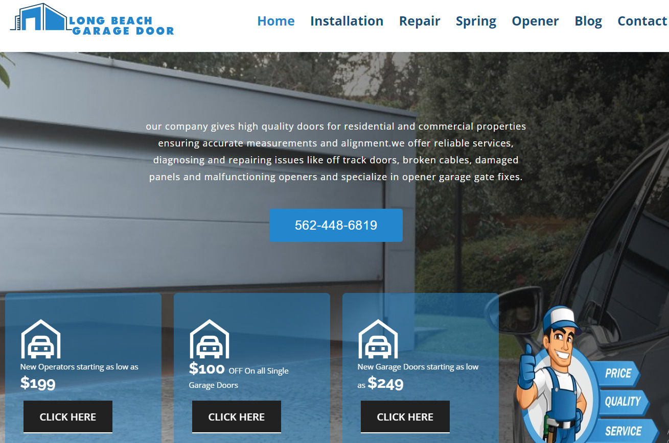 Long Beach Ca Garage Door