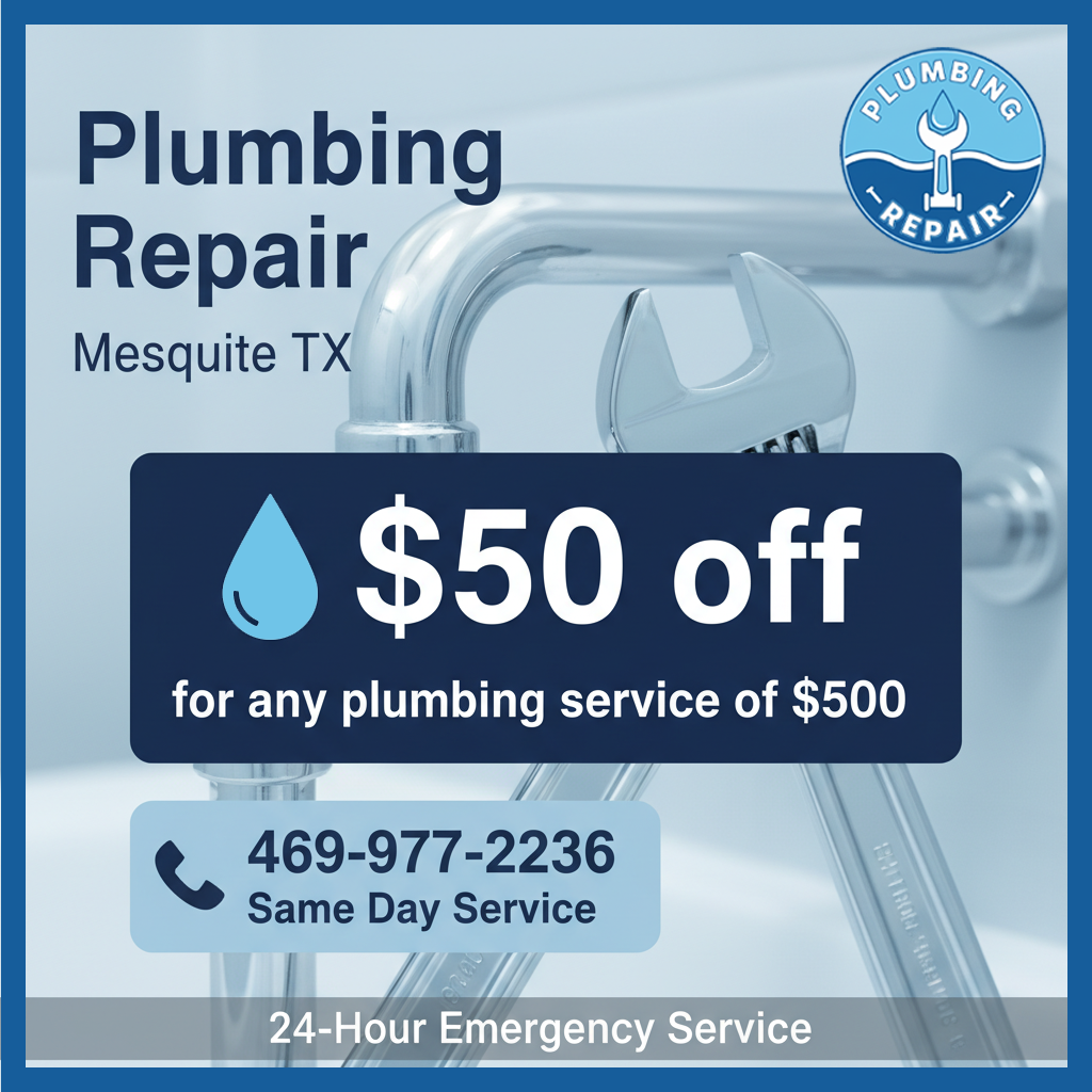 Plumbing Repair Mesquite TX