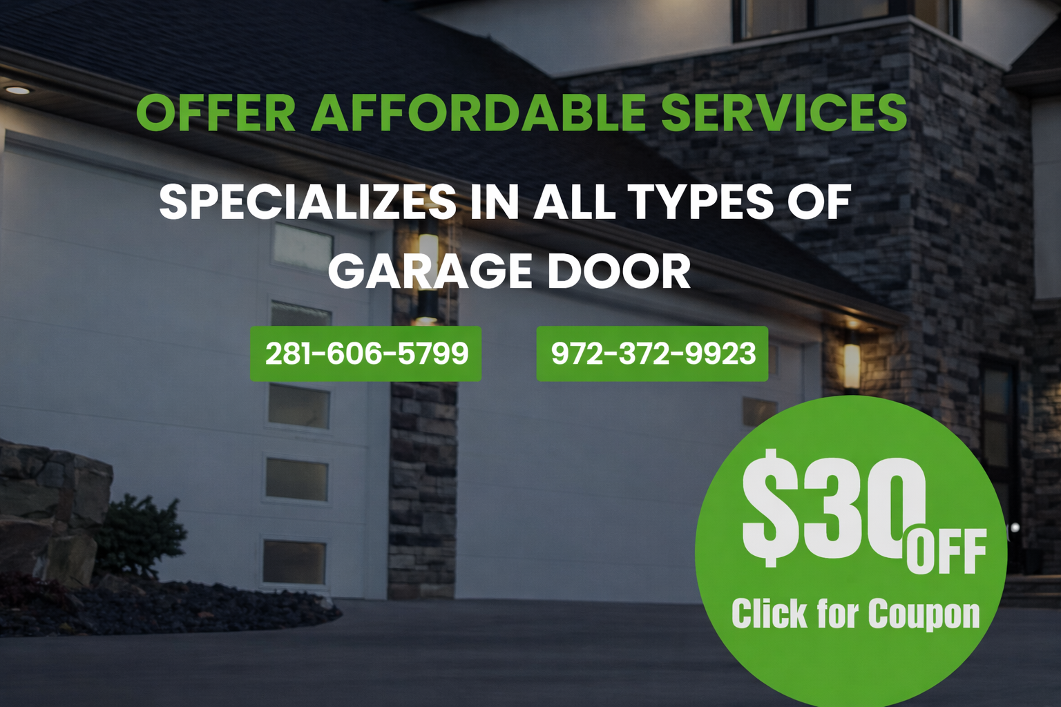 Garage Doors Houston TX