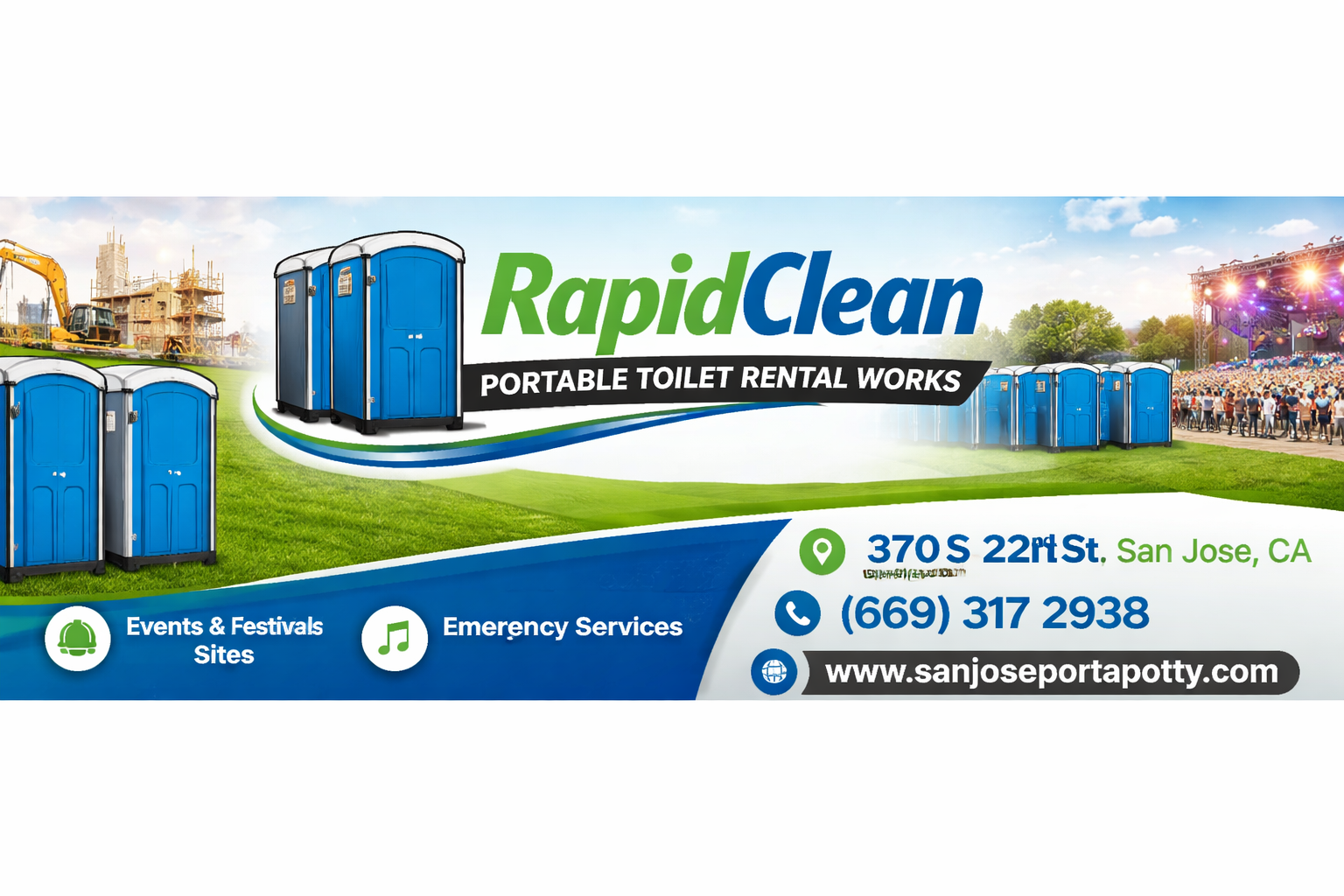 RapidClean Portable Toilet Rental Works
