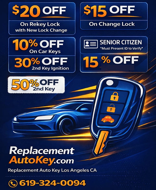 REPLACEMENT AUTO KEY LOS ANGELES CA