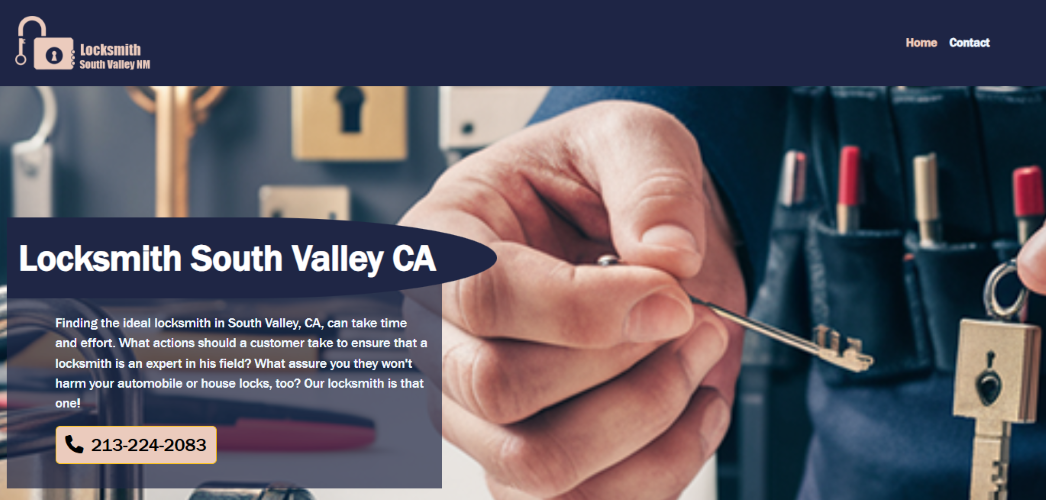 Locksmith South Valley CA