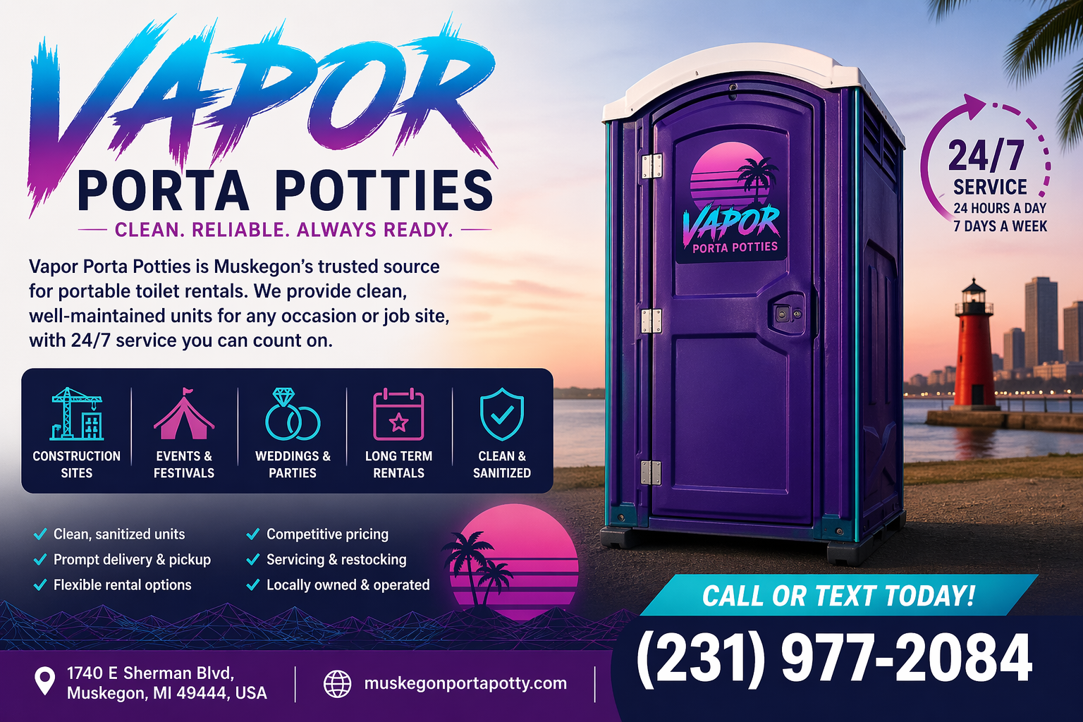 Vapor Porta Potties