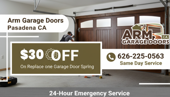 Arm Garage Doors Pasadena CA