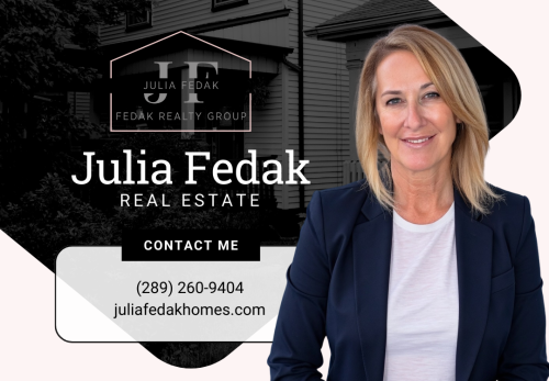 Julia Fedak - Realtor-Julia Fedak Homes- RE/MAX Escarpment Realty Inc. Brokerage