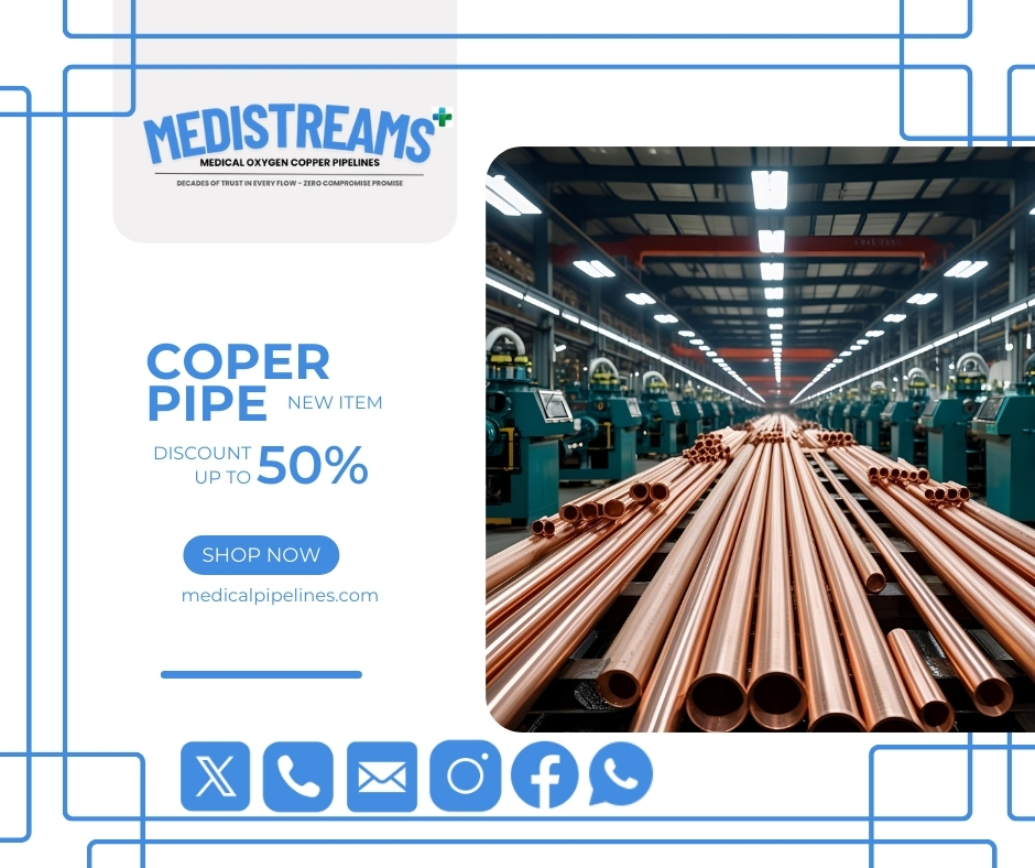 Medistreams  Medical Oxygen Copper Pipeliness