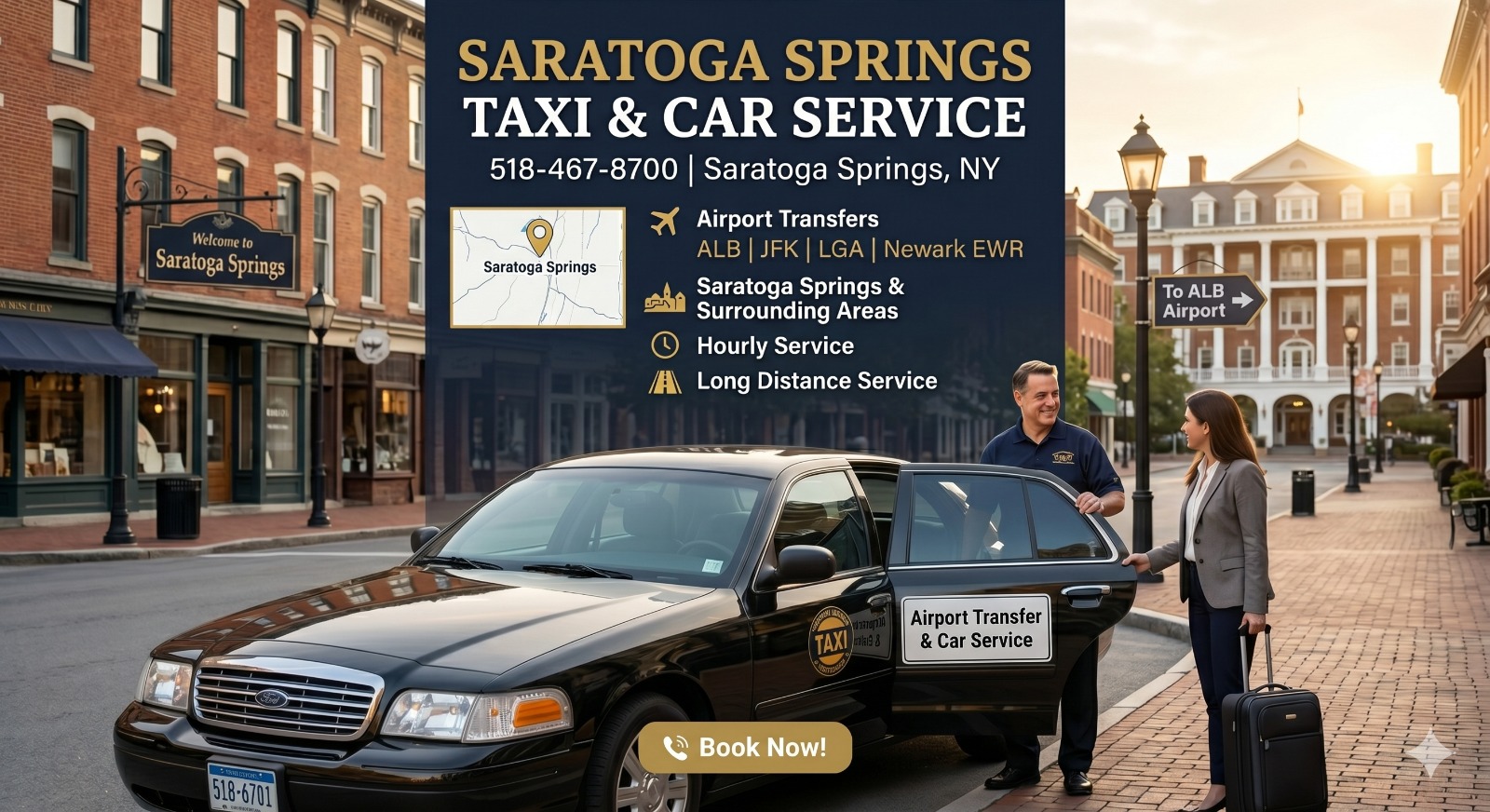 518-467-8700 | Saratoga Springs, NY | Taxi Service