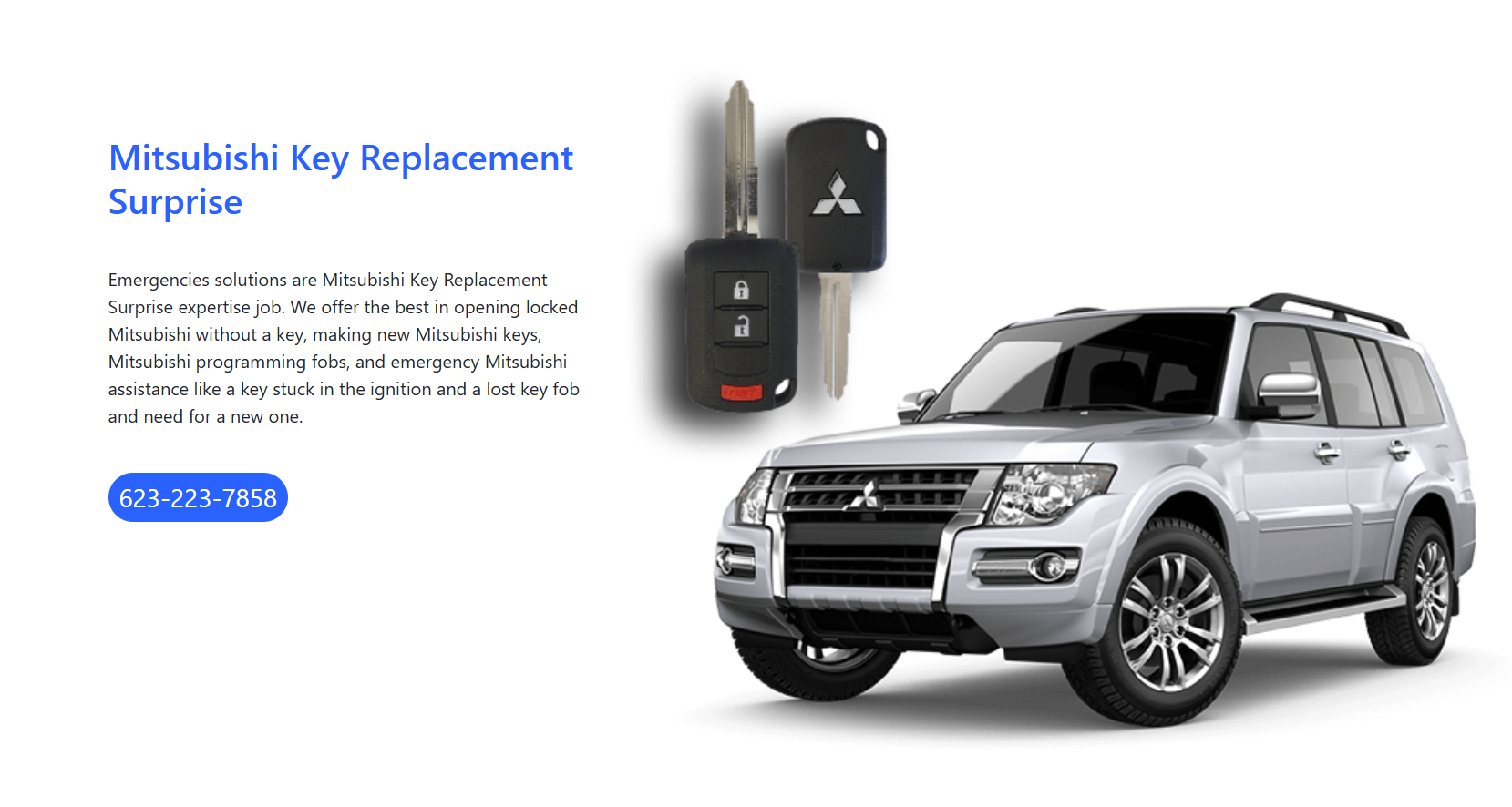 Mitsubishi Key Replacement
