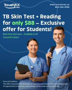 TravelVAX Surrey - Travel Vaccination Clinic & TB Testing