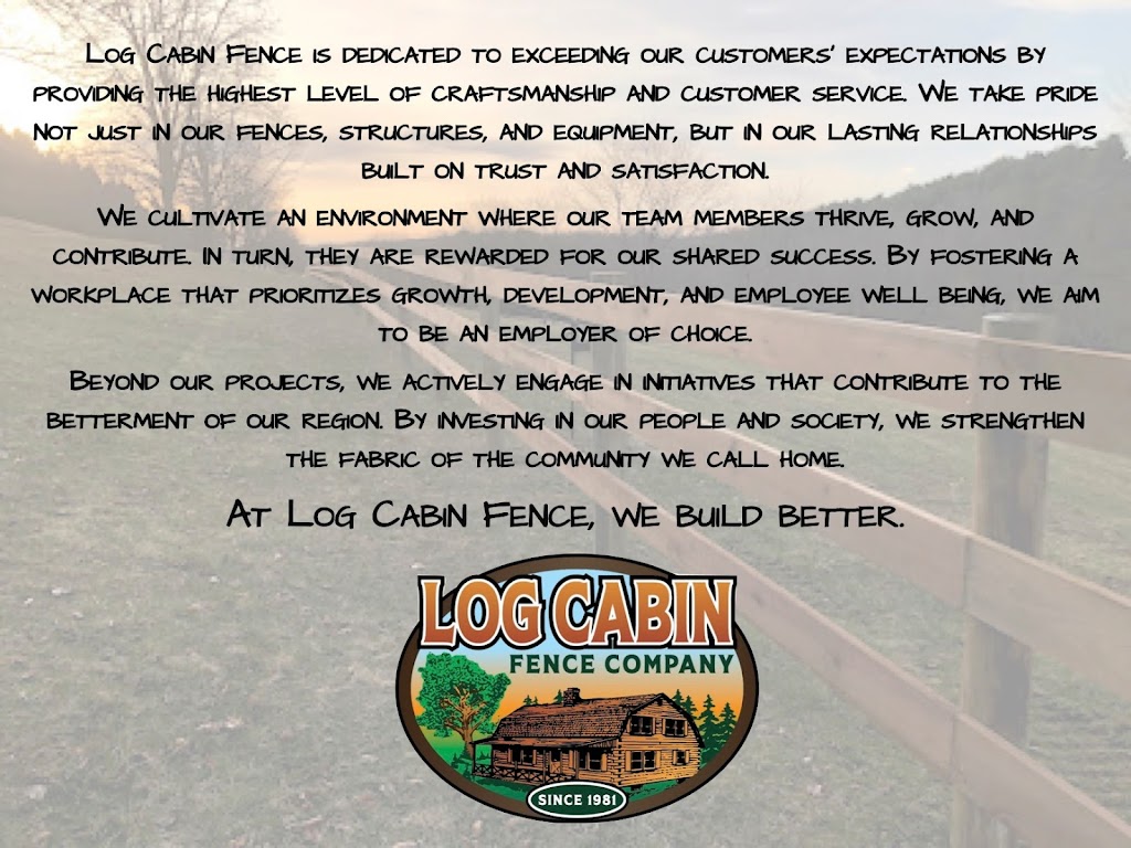 Log Cabin Fence Co