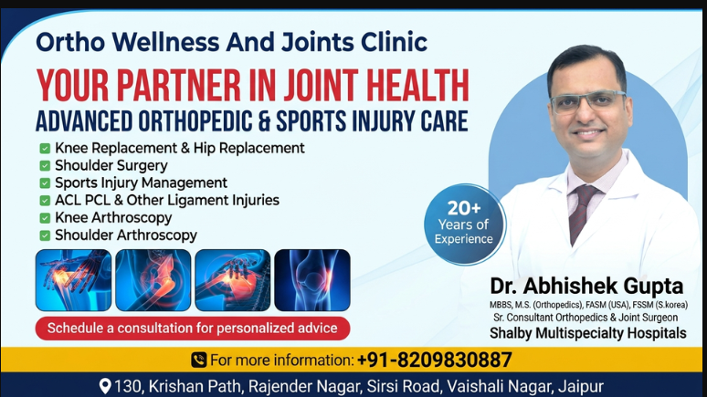 Dr Abhishek Gupta - Hip Replacement Doctor in Jaipur