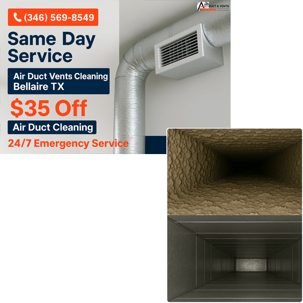 Bellaire TX Air Duct Vents Cleaning