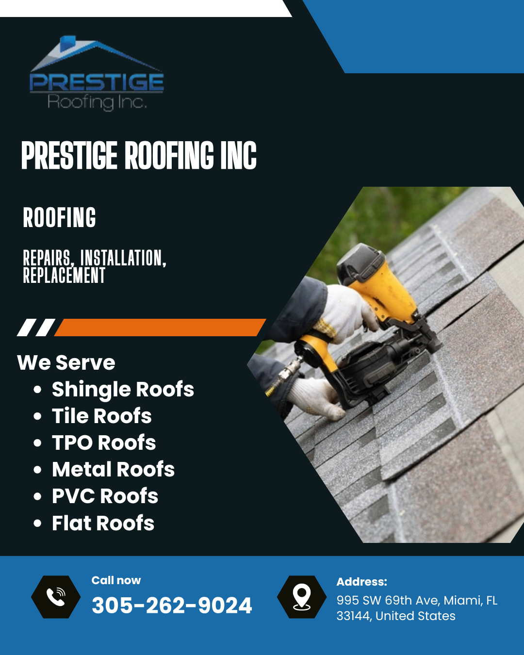 Prestige Roofing Inc