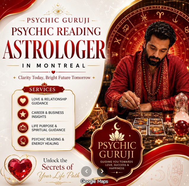 Clairvoyant à Montréal | Best Love Problem Solution | Bad Luck & Curse Removal | Astrologer Psychic