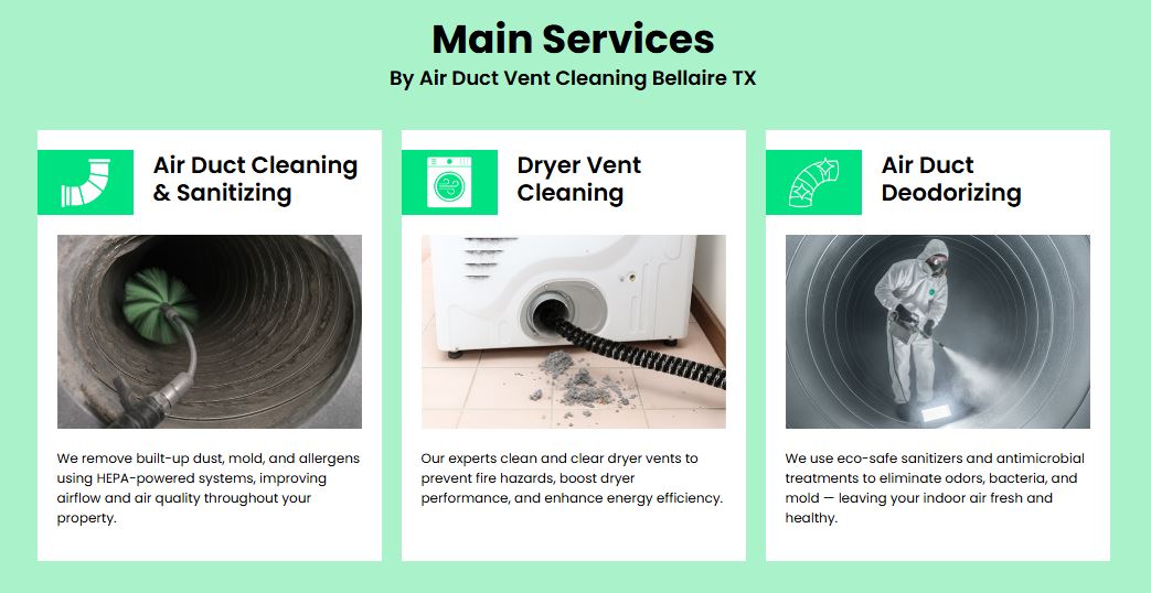 Air Duct Vent Cleaning Bellaire TX
