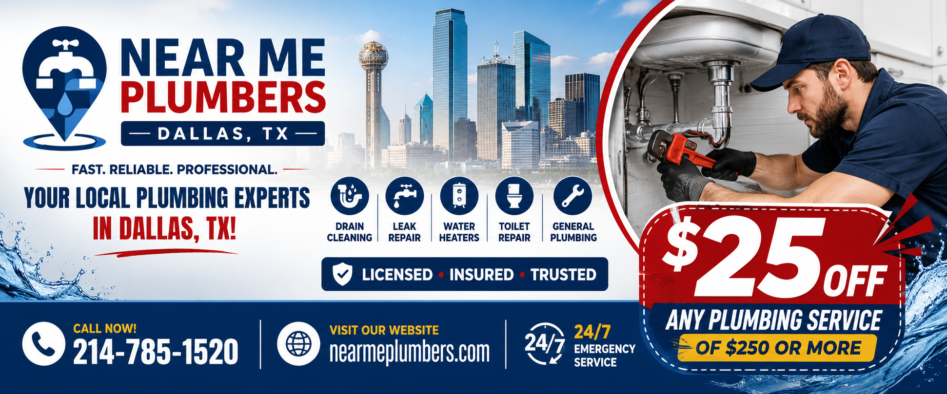 Near Me Plumbers Dallas TX
