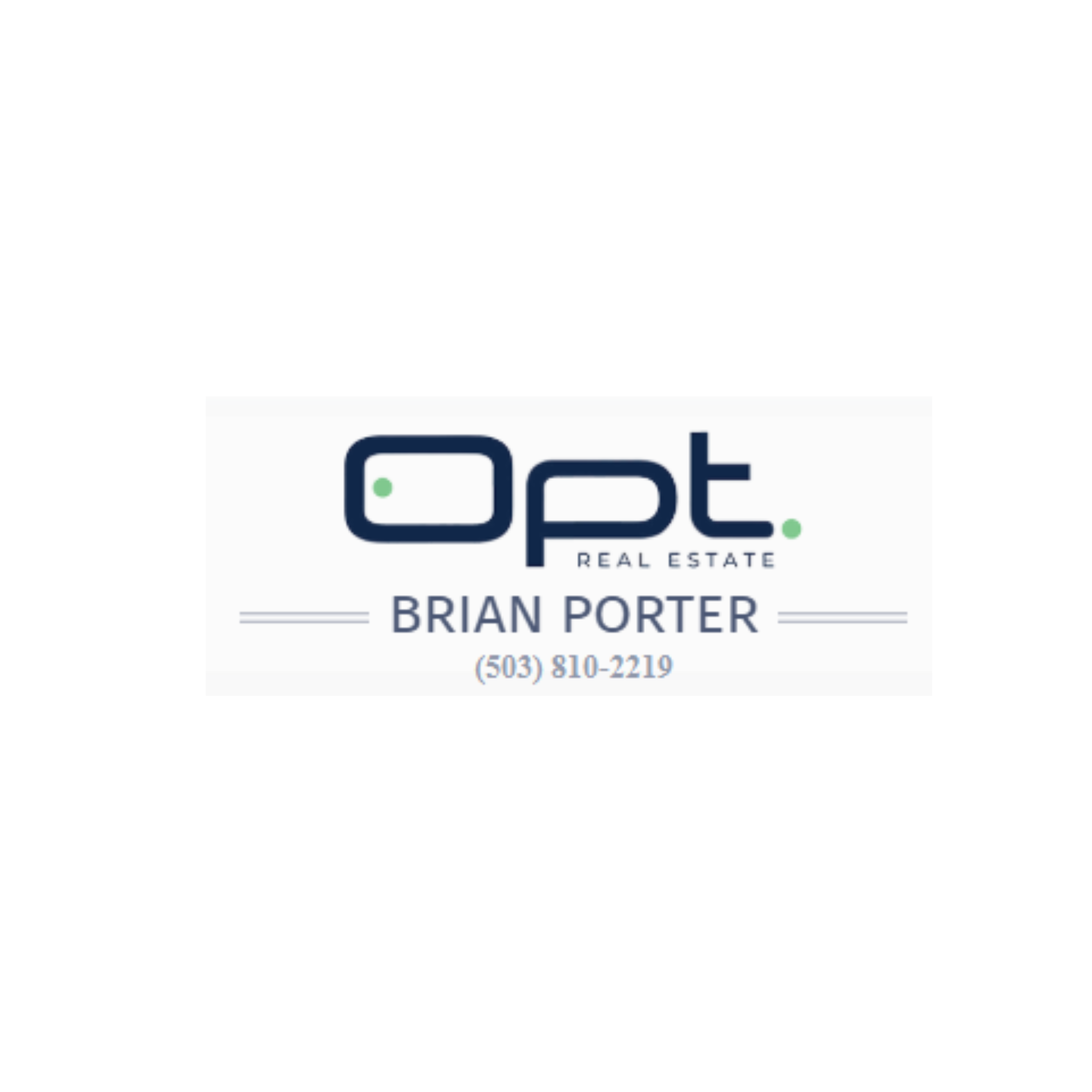 Brian Porter Real Estate, Broker with Opt Real Estate