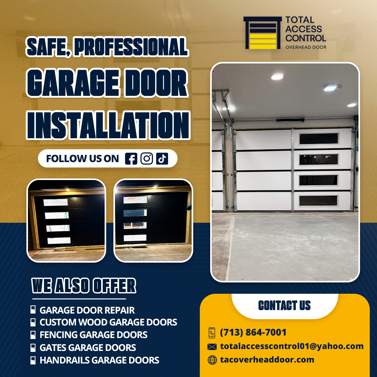 Total Access Control Overhead Doors
