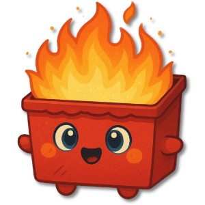 Dumpster Fire Junk Removal and Dumpsters