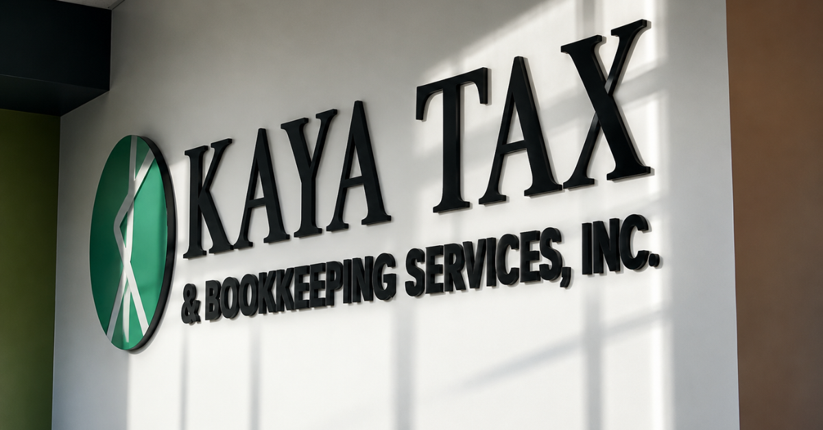 Kaya Tax & Bookkeeping Services, Inc.