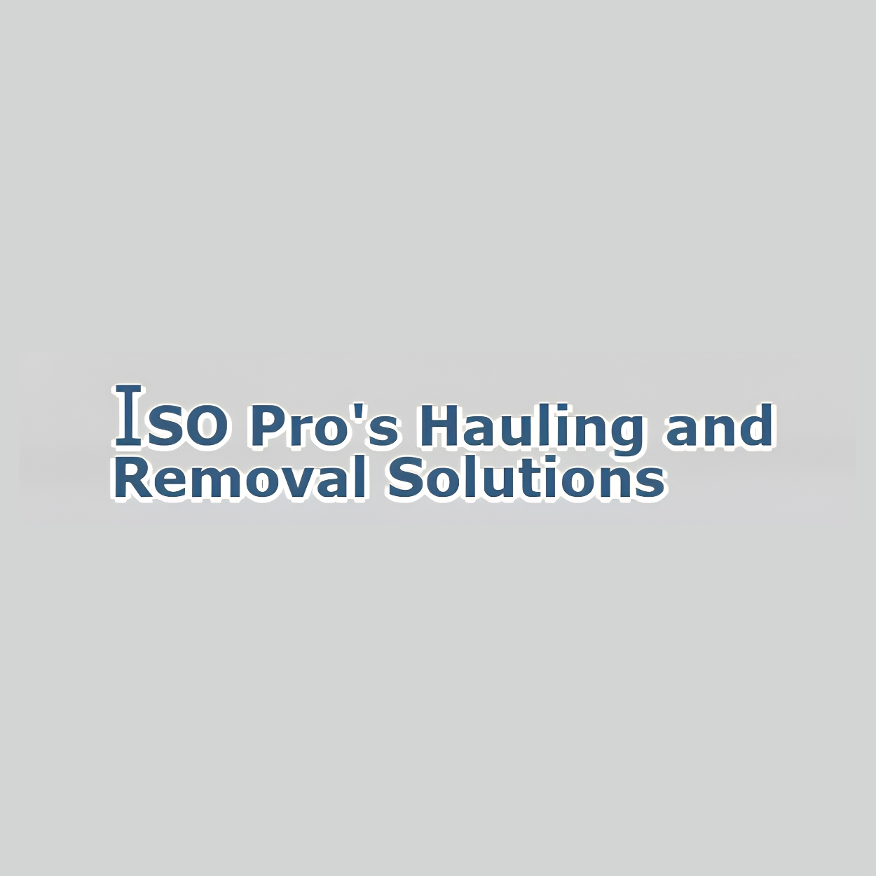 ISO PRO’S Hauling and Removal Solutions “Junk Removal Frederick, MD”