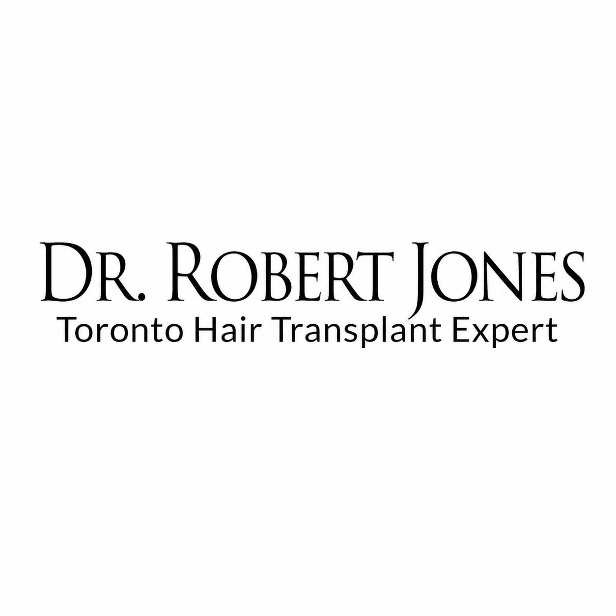 Dr. Robert Jones Hair Transplantation