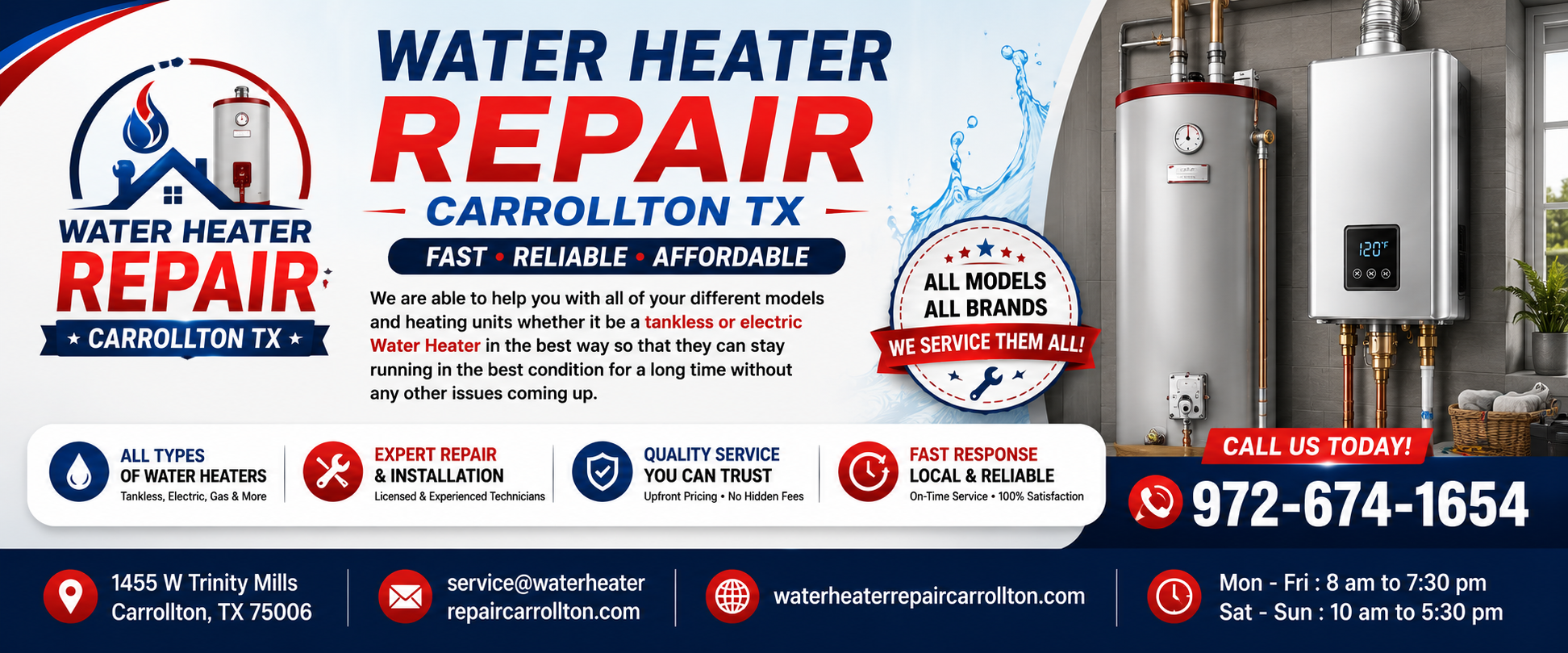 Water Heater Repair Carrollton TX