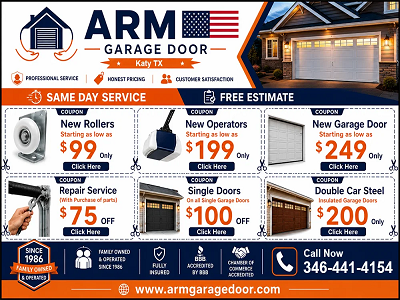 ARM Garage Door Katy TX