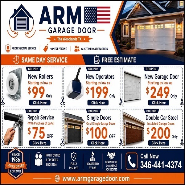 ARM Garage Door The Woodlands TX