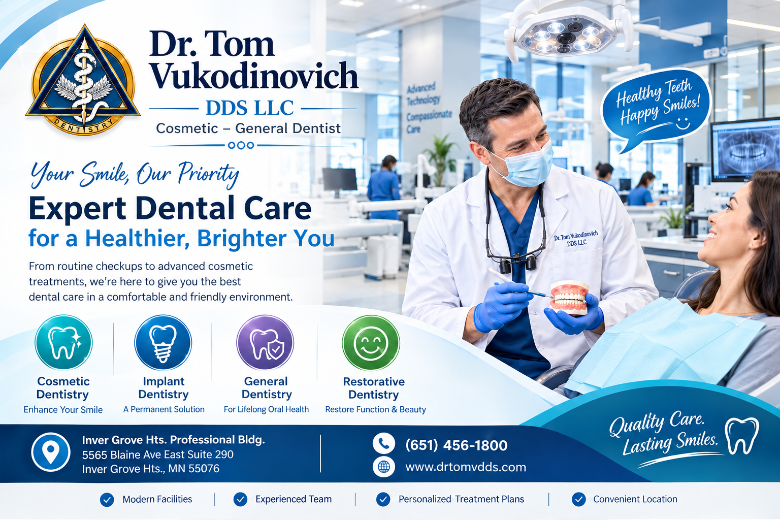 Dr. Tom Vukodinovich DDS, LLC