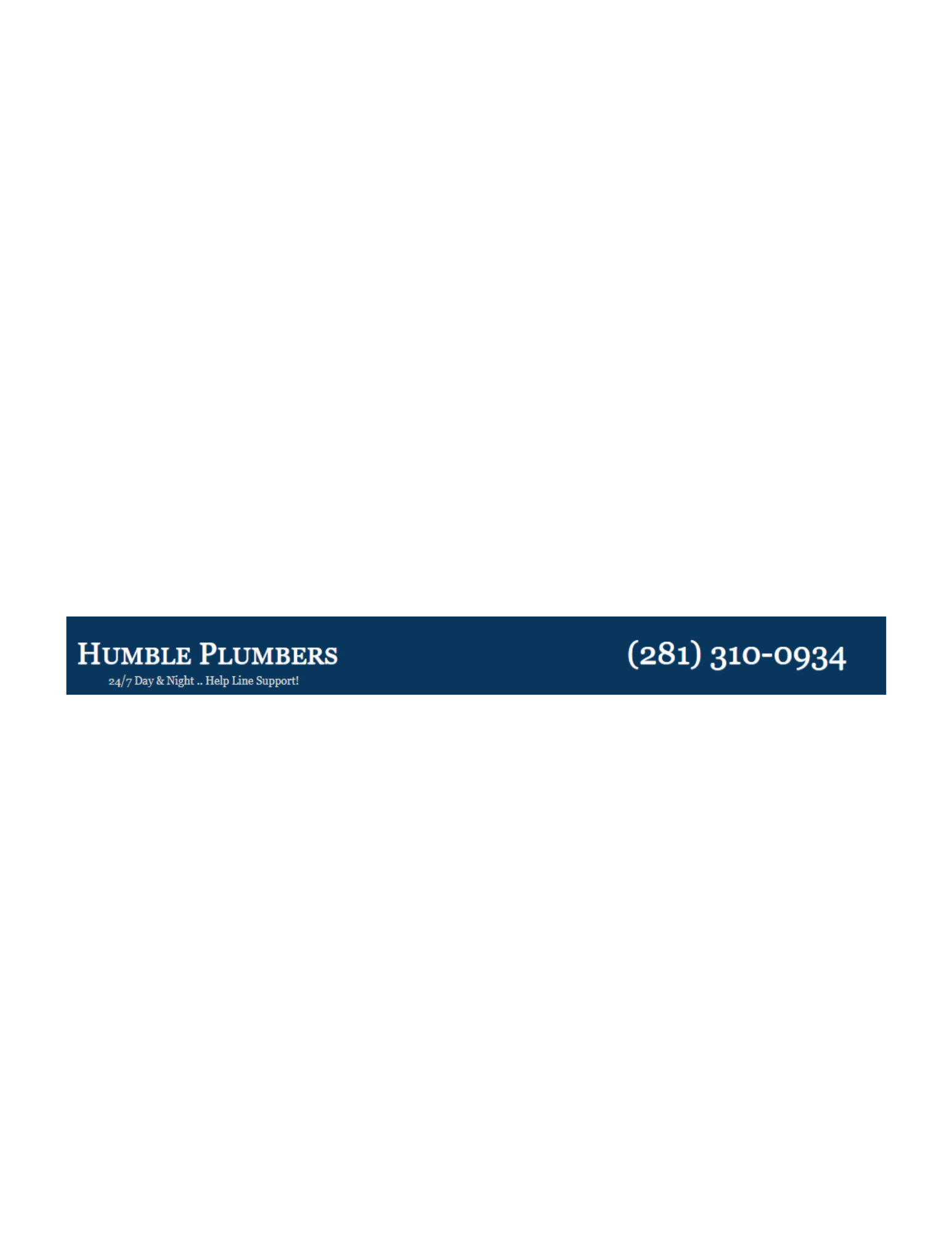 Humble Plumbers