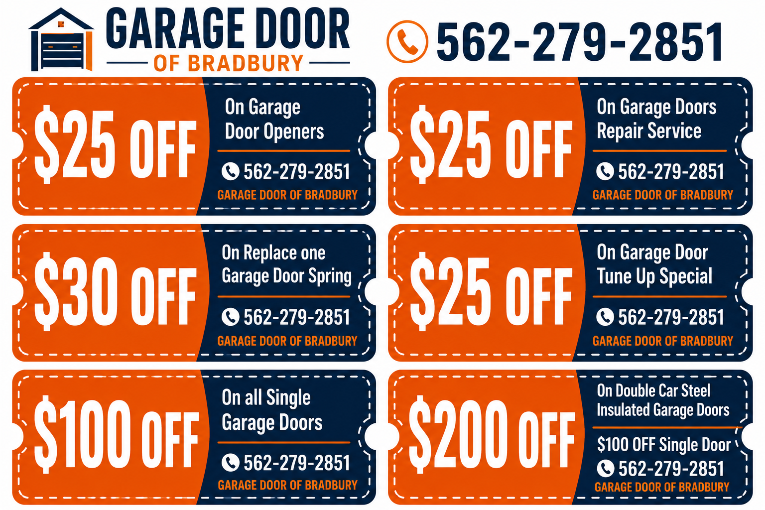Garage Door of Bradbury