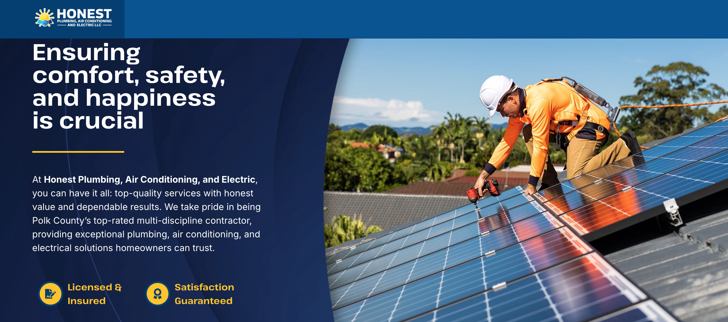 Honest Plumbing, Air Conditioning and Electric LLC