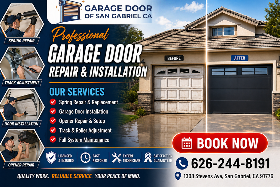 Garage Door Of San Gabriel CA