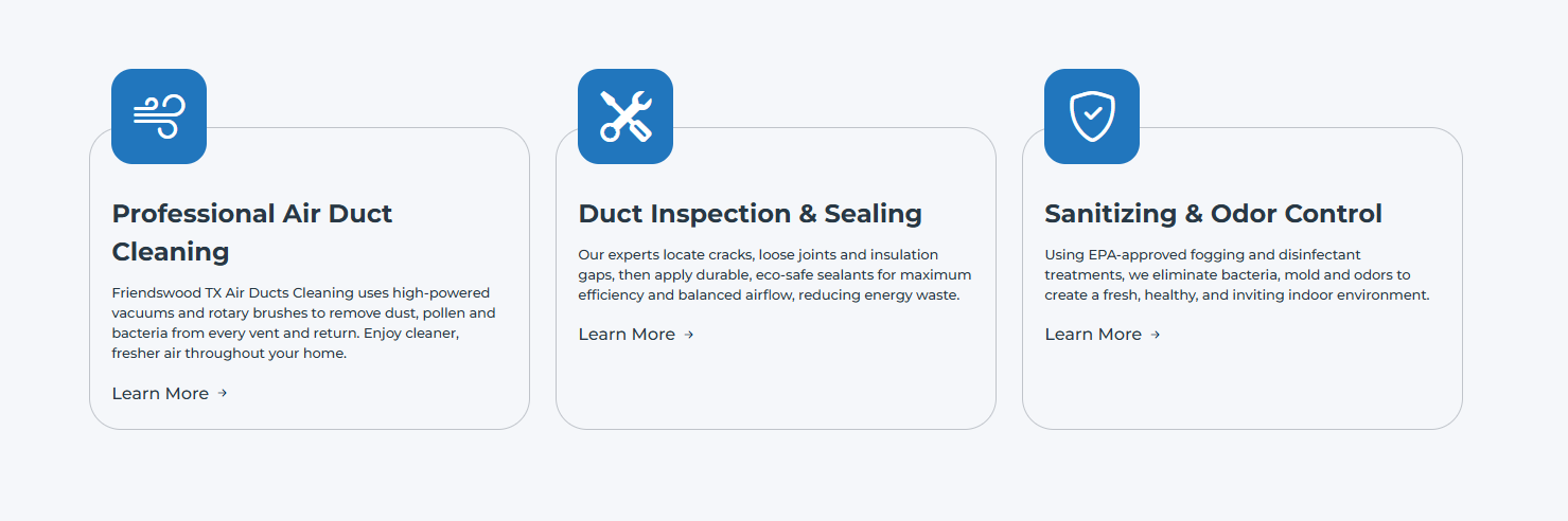 Friendswood TX Air Ducts Cleaning