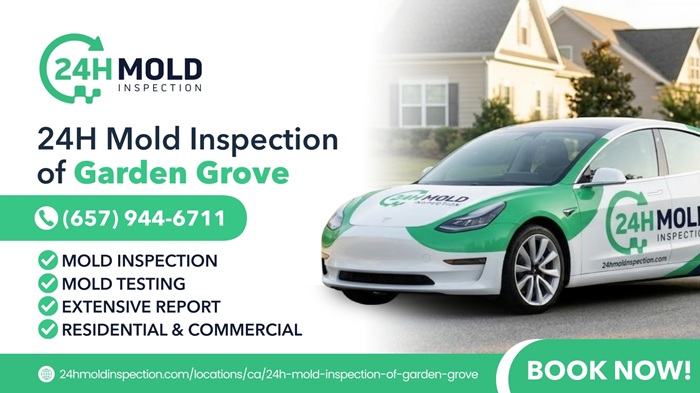 24H Mold Inspection of Garden Grove