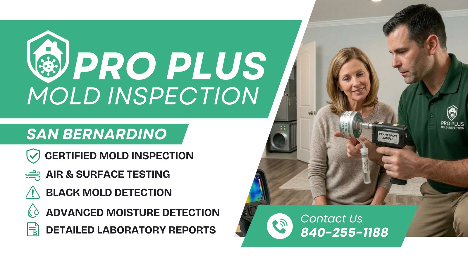 Pro Plus Mold Inspection of San Bernardino