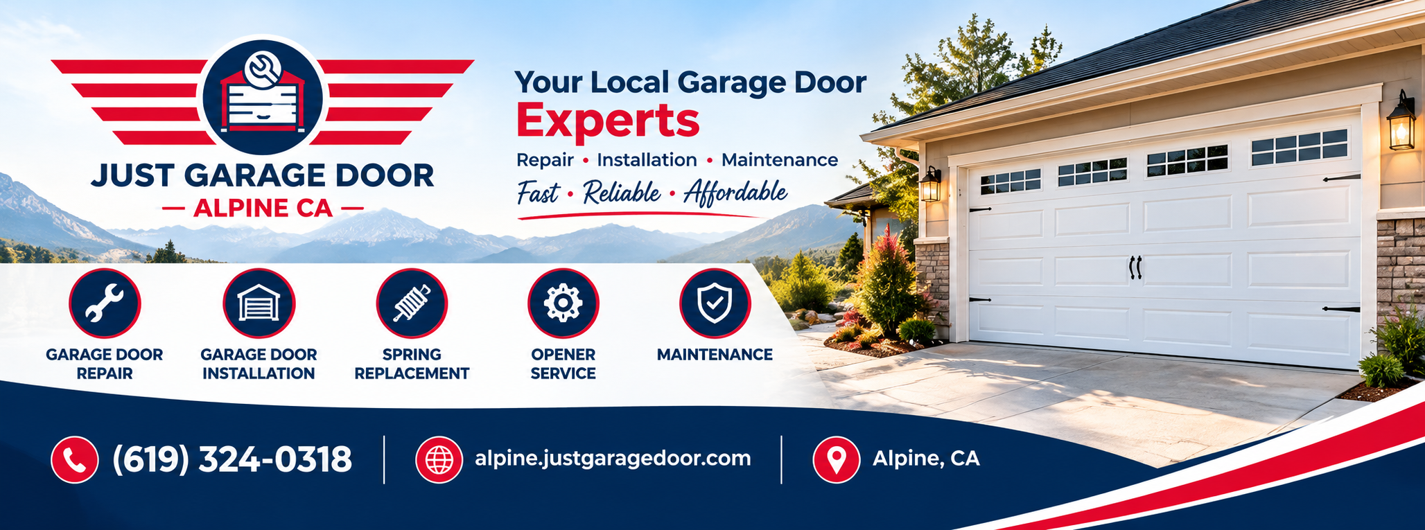 Just Garage Door Repair Alpine CA